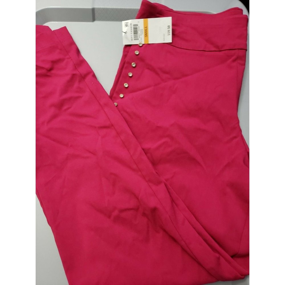 Thalia Sodi Embellished Skinny Cropped Trousers - Picture 3 of 3